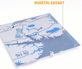 3d view of Mount Pleasant