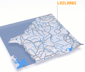 3d view of Los Lomas