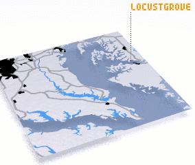 3d view of Locust Grove