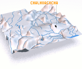 3d view of Chalhuacocha