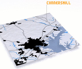 3d view of Conners Mill