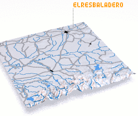 3d view of El Resbaladero