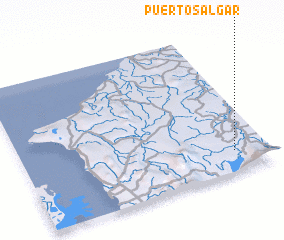 3d view of Puerto Salgar