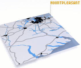 3d view of Mount Pleasant