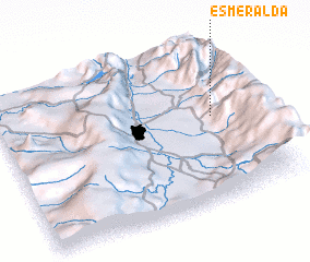 3d view of Esmeralda