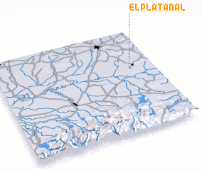 3d view of El Platanal