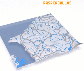 3d view of Pasacaballos