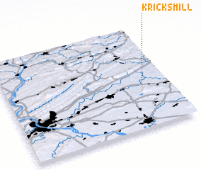 3d view of Kricks Mill