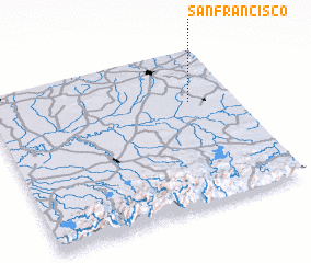 3d view of San Francisco