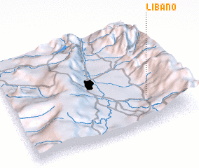 3d view of Líbano