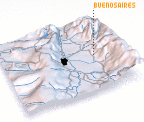 3d view of Buenos Aires