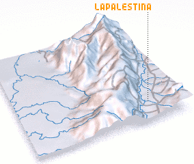 3d view of La Palestina