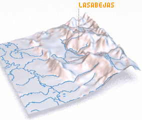 3d view of Las Abejas