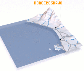 3d view of Ronceros Bajo