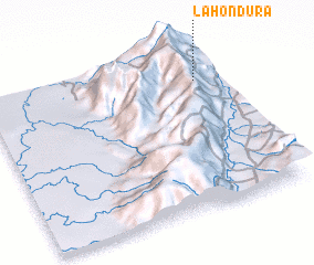 3d view of La Hondura