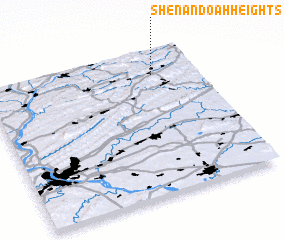 3d view of Shenandoah Heights