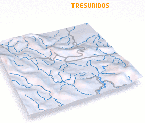 3d view of Tres Unidos