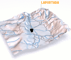 3d view of La Portada