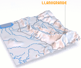 3d view of Llanogrande