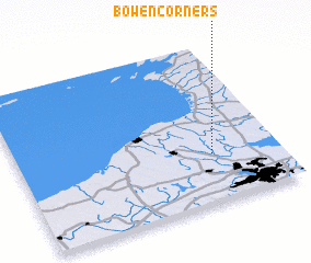 3d view of Bowen Corners