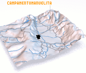 3d view of Campamento Manuelita