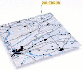 3d view of Raven Run
