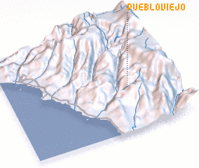 3d view of Pueblo Viejo