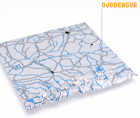 3d view of Ojo de Agua