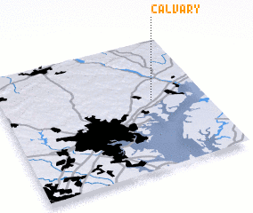 3d view of Calvary