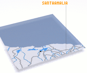 3d view of Santa Amalia