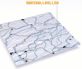 3d view of Marshall Hollow