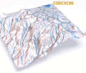 3d view of Curicocha