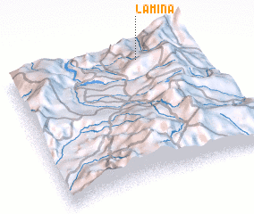 3d view of La Mina