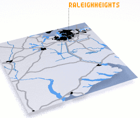 3d view of Raleigh Heights