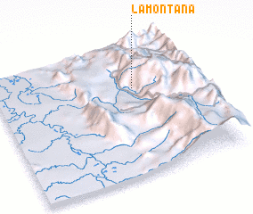 3d view of La Montaña