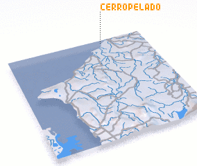 3d view of Cerro Pelado