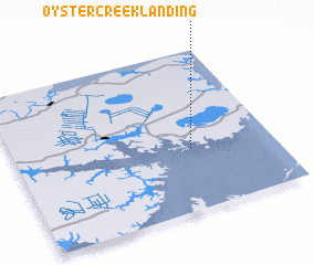 3d view of Oyster Creek Landing