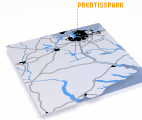 3d view of Prentiss Park