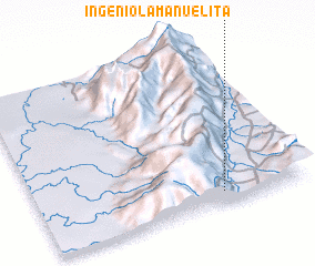 3d view of Ingenio La Manuelita