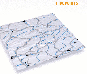 3d view of Five Points