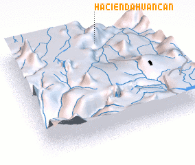 3d view of Hacienda Huancan