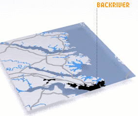 3d view of Back River