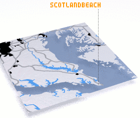 3d view of Scotland Beach