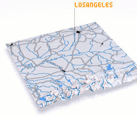 3d view of Los Ángeles