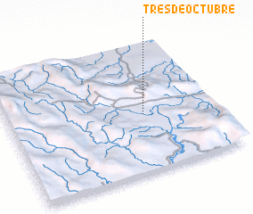 3d view of Tres de Octubre