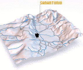 3d view of San Antonio