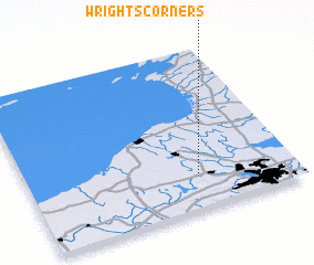 3d view of Wrights Corners