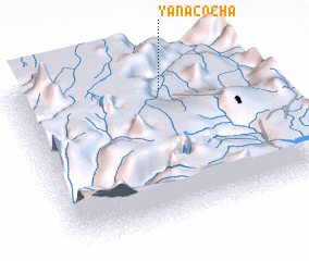 3d view of Yanacocha