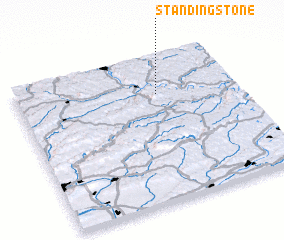 3d view of Standing Stone