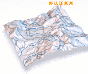 3d view of Valle Nuevo